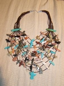 Collier Navajo en Turquoise