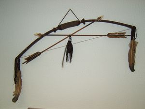 Carquois de tir à l'arc en cuir : carquois de hanche riveté havane antique - France