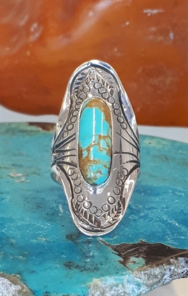 Bague Turquoise sleeping beauty