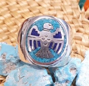 Bague Turquoise et corail