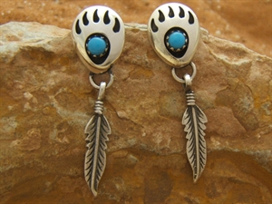 Boucles d'oreilles Turquoise