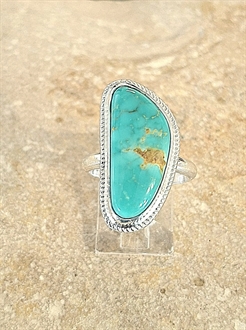 Bague turquoise corail