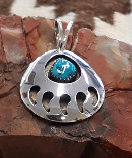 Pendentif navajo patte d'ours