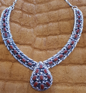 Collier Navajo en argent