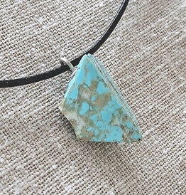Pendentif en Turquoise et argent massif