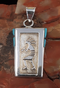 Pendentif Navajo en turquoise sleeping beauty