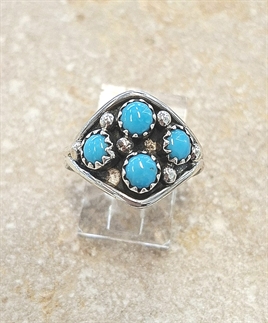 Chevalière Turquoise