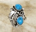 Bague Turquoise et argent