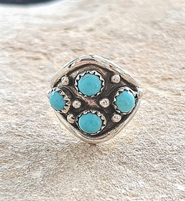 Chevalière Turquoise